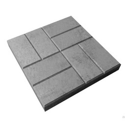 плитка тротуарная 300*300*30 серая 8 кирпичей